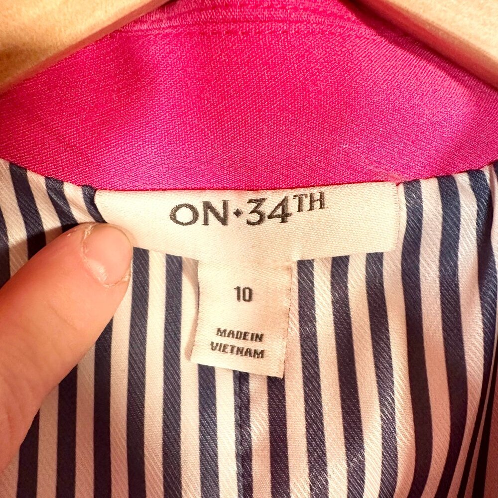 On 34th (Macy's) Women's Solid One-Button Boyfrie… - image 6